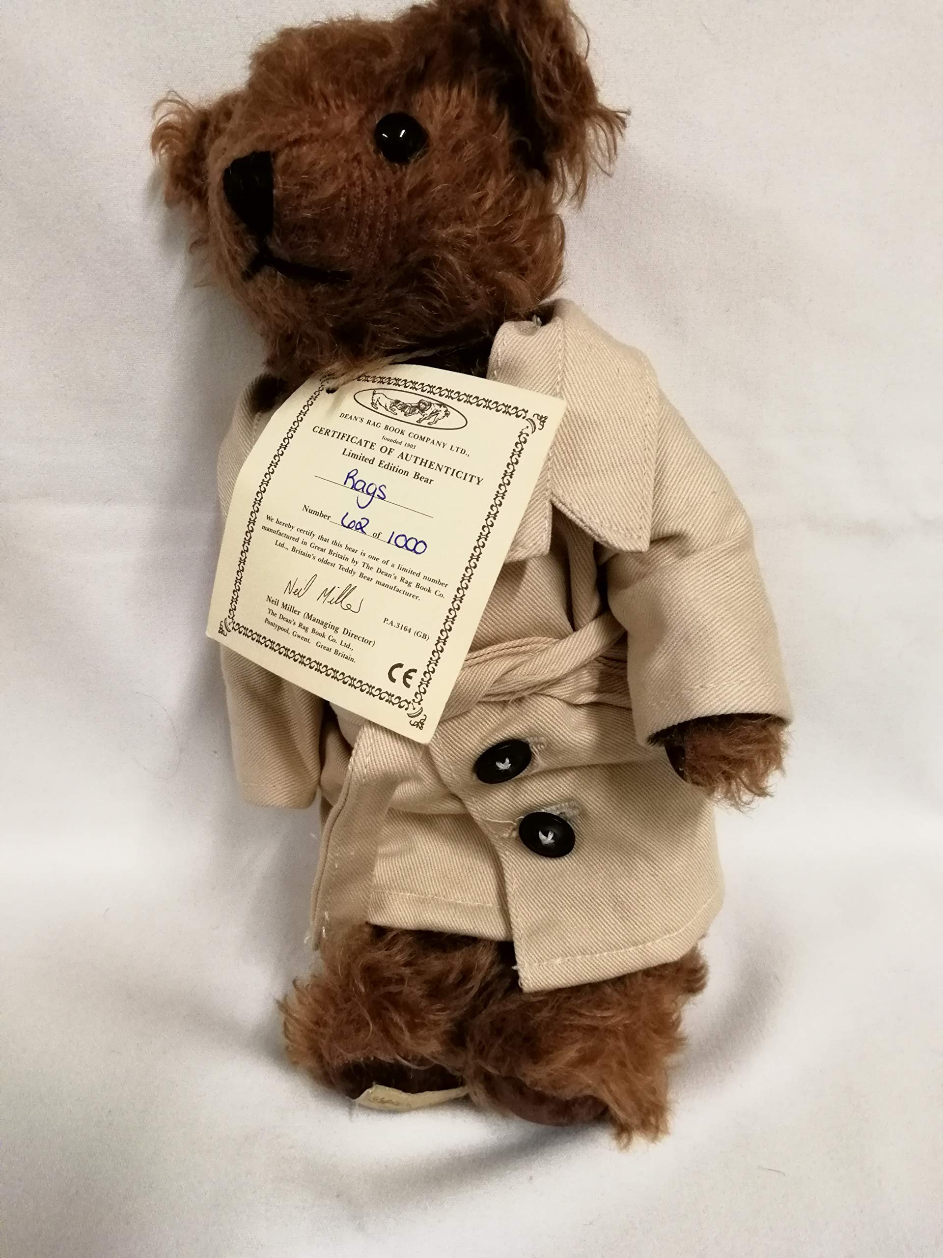 DEAN'S RAG BOOK 限定版テディベア Dean's Rag Book RAGS 12