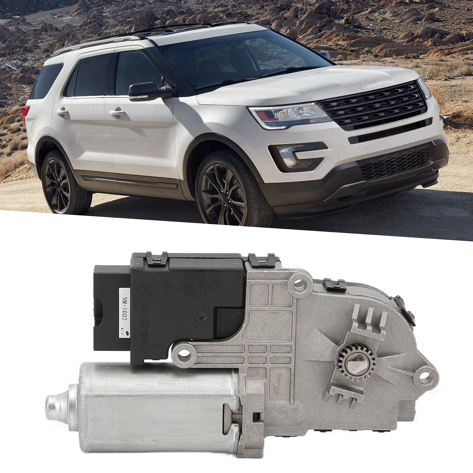 Silnik Dachowy z Szyberdachem, Akozon Metal BB5Z15790A Silnik Szyberdachu Samochodu Dla Explorer 2011-2017