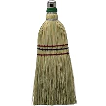 LaPrima Shops Authentic Amish Hand Made All Broomcorn Broom 12-Inch/Whisk
