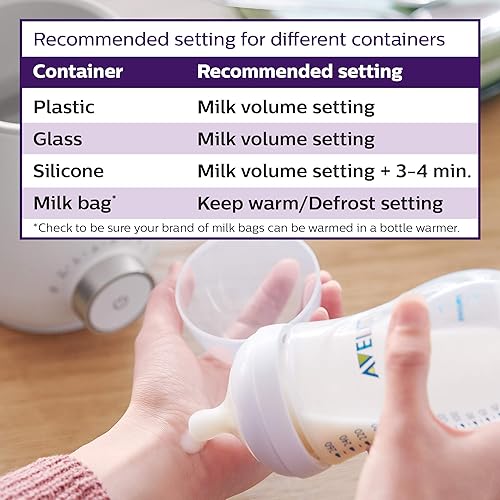 Miniatura 11 de Philips Avent Warming Bundle con biberón anticólicos con ventilación AirFree de 4 onzas, paquete de 4 unidades + calentador rápido de biberones