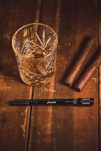 Miniatura 9 de Pardo Cigar Multiherramienta 4 en 1, punzón de cigarros de tamaño doble con potenciador de extracción de cigarros y doble nubber, cortadores de