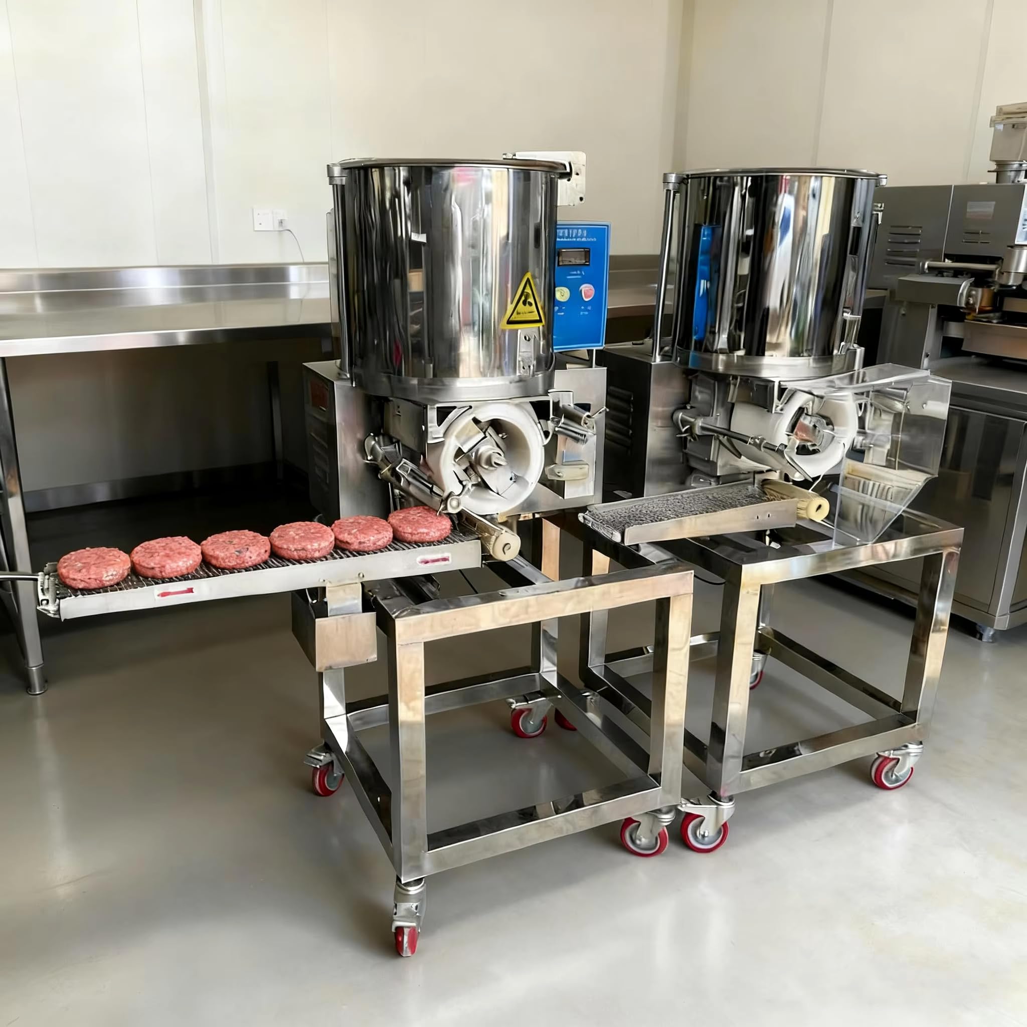 Pressa per hamburger professionale con design regolabile, pressa per hamburger in acciaio inox, per ristorante, bar, cibo, camion, cucina