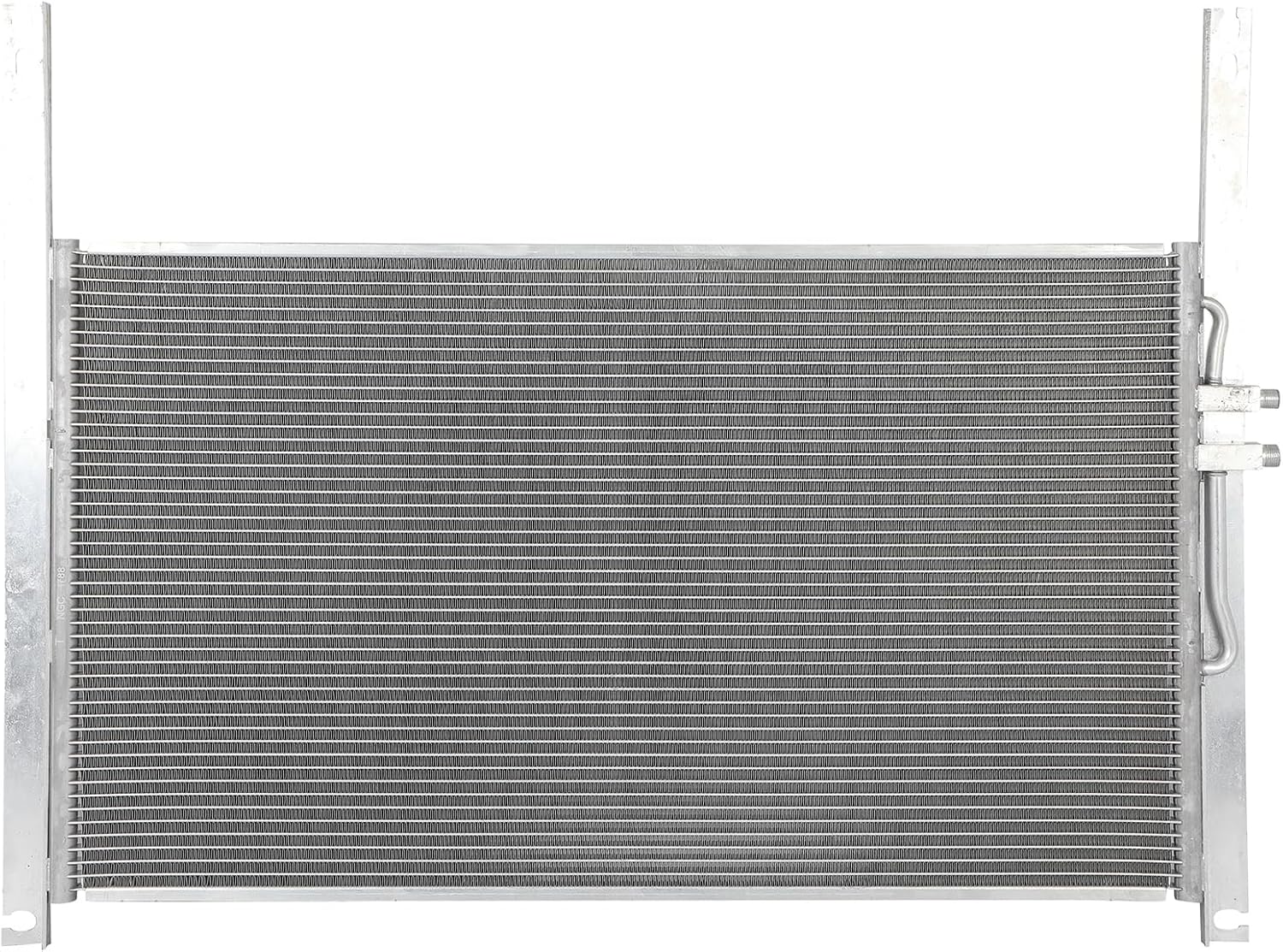 A/C AC Condenser Compatible with 2000-2003 for International Harvester 9400i SBA Base 10.8L 2001 for International Harvester 9900ix SFA Base 10.8L Replaces 3504377C1 3502942C91 3502943C91