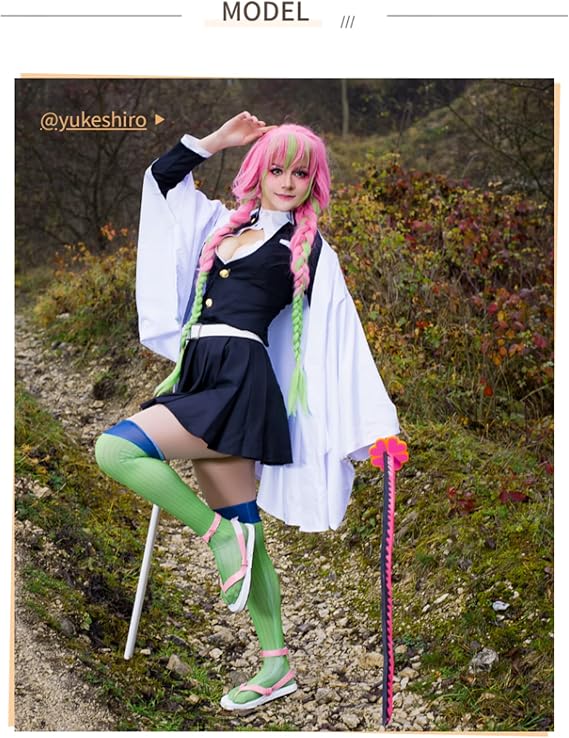 Fiamll Tanjirou Zenitsu Giyuu Cosplay Costume for Japanese Anime Kimono Demon Cosplay Outfit Halloween Costume