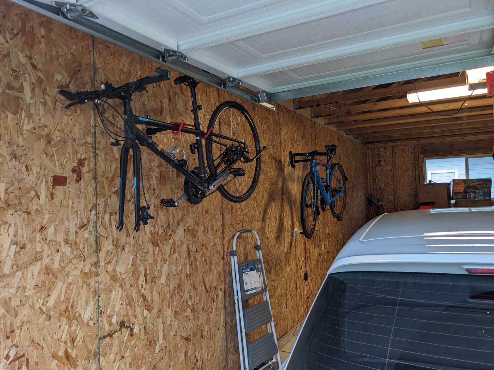 6/mo Finance Dirza Bike Wall Mount Bike Hanger 2 Pack Foldable Bicycle Storage Horizontal