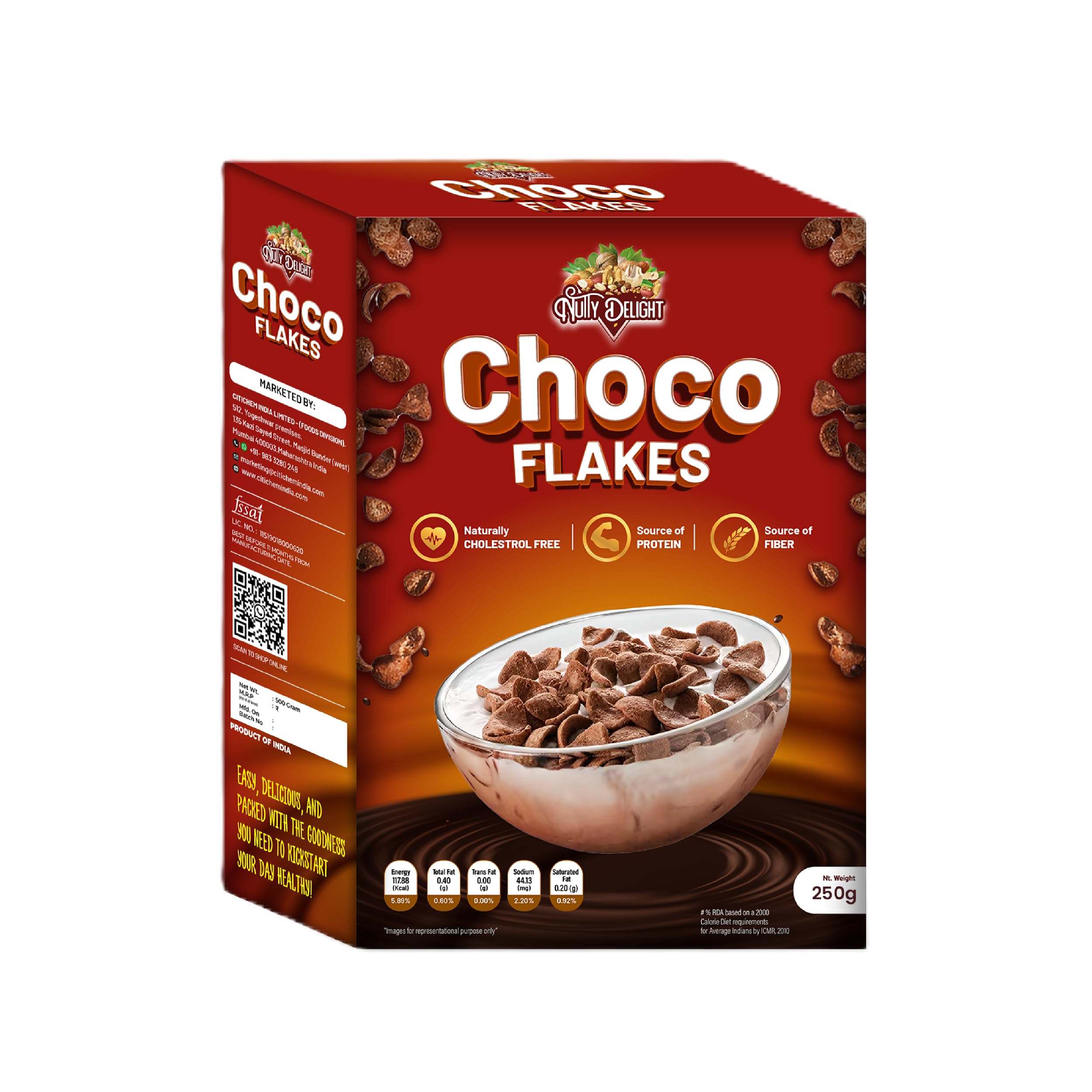 Nutty Delight Choco Flakes 250 gm-image-15