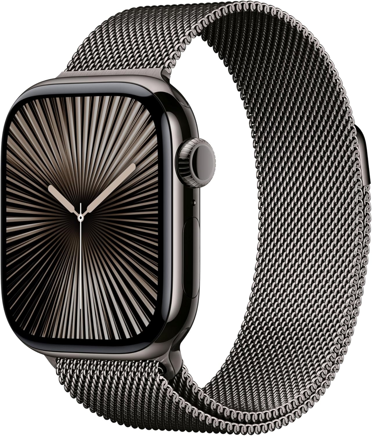 Apple Watch Series 10 GPS + Cellular 46mm titanio pizarra con Milanese Loop