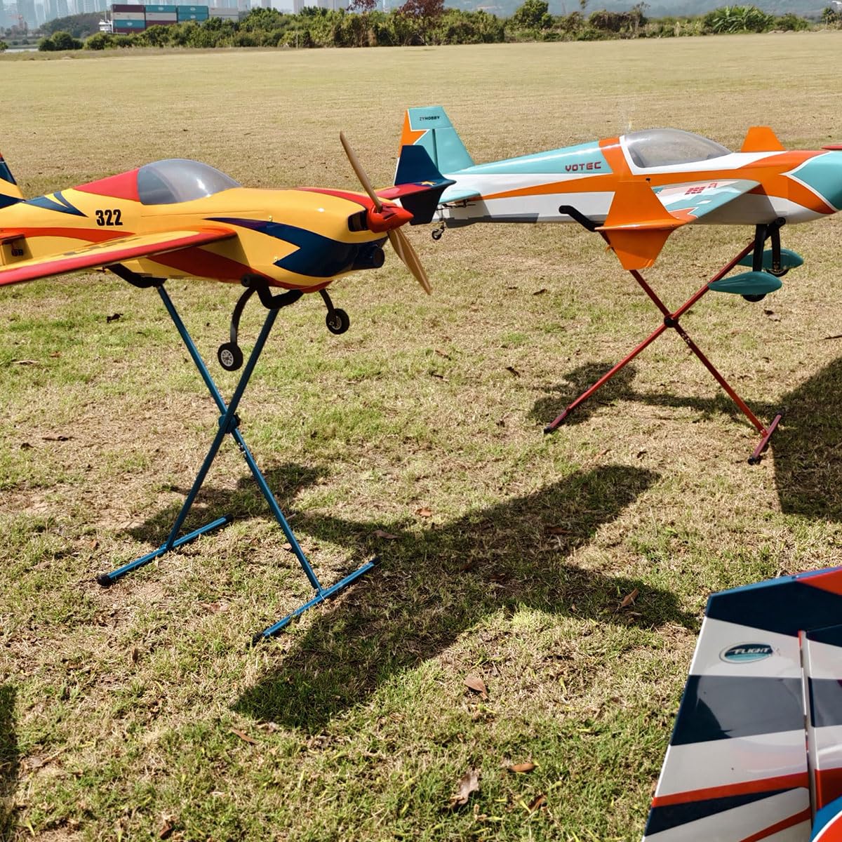 RC Airplane Display Stand Multi-Function Bracket for RC Model 106×51×35cm (Bule) - Image 3