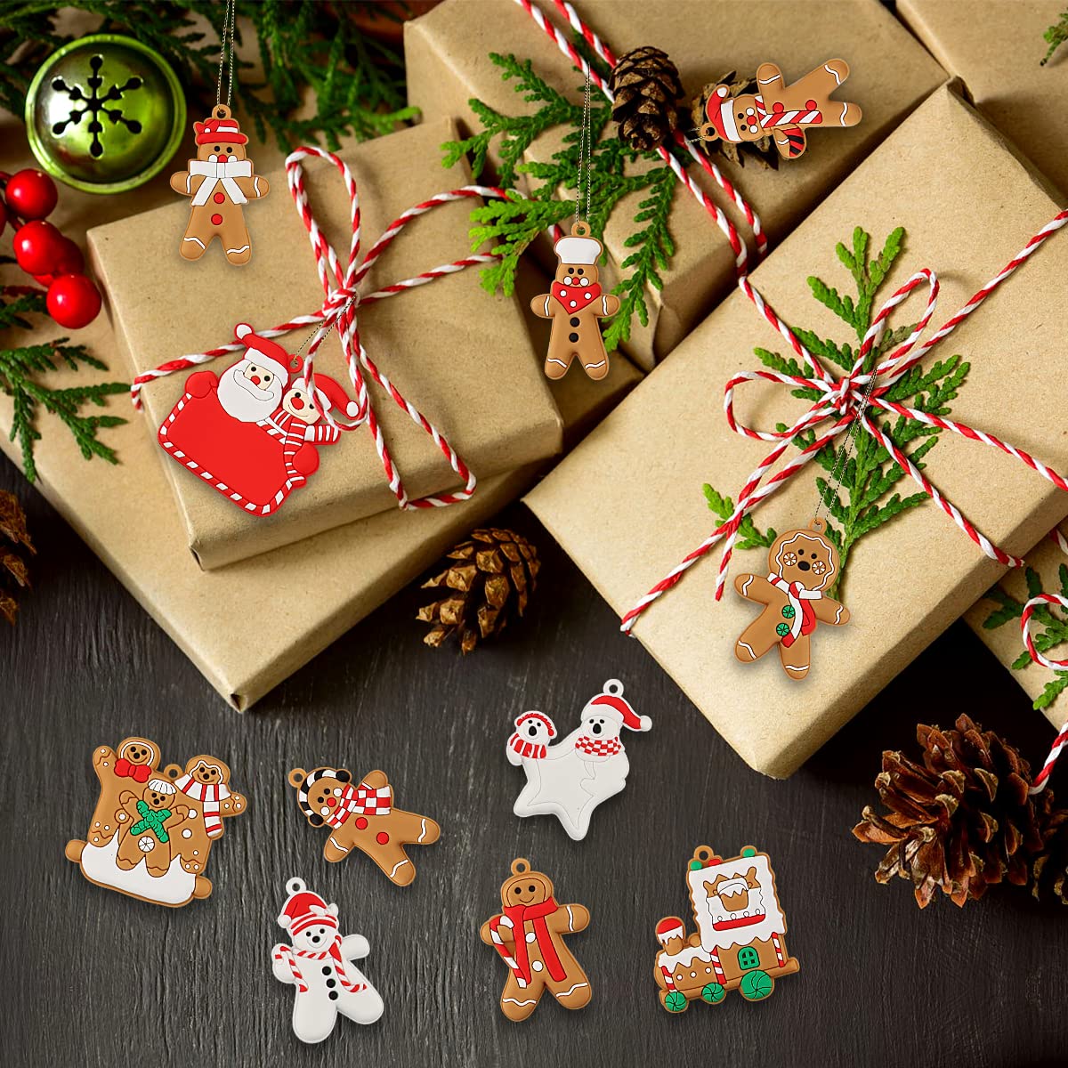 Kerstboomhanger met zilveren kraaltjes - haakworkshops Dordrecht