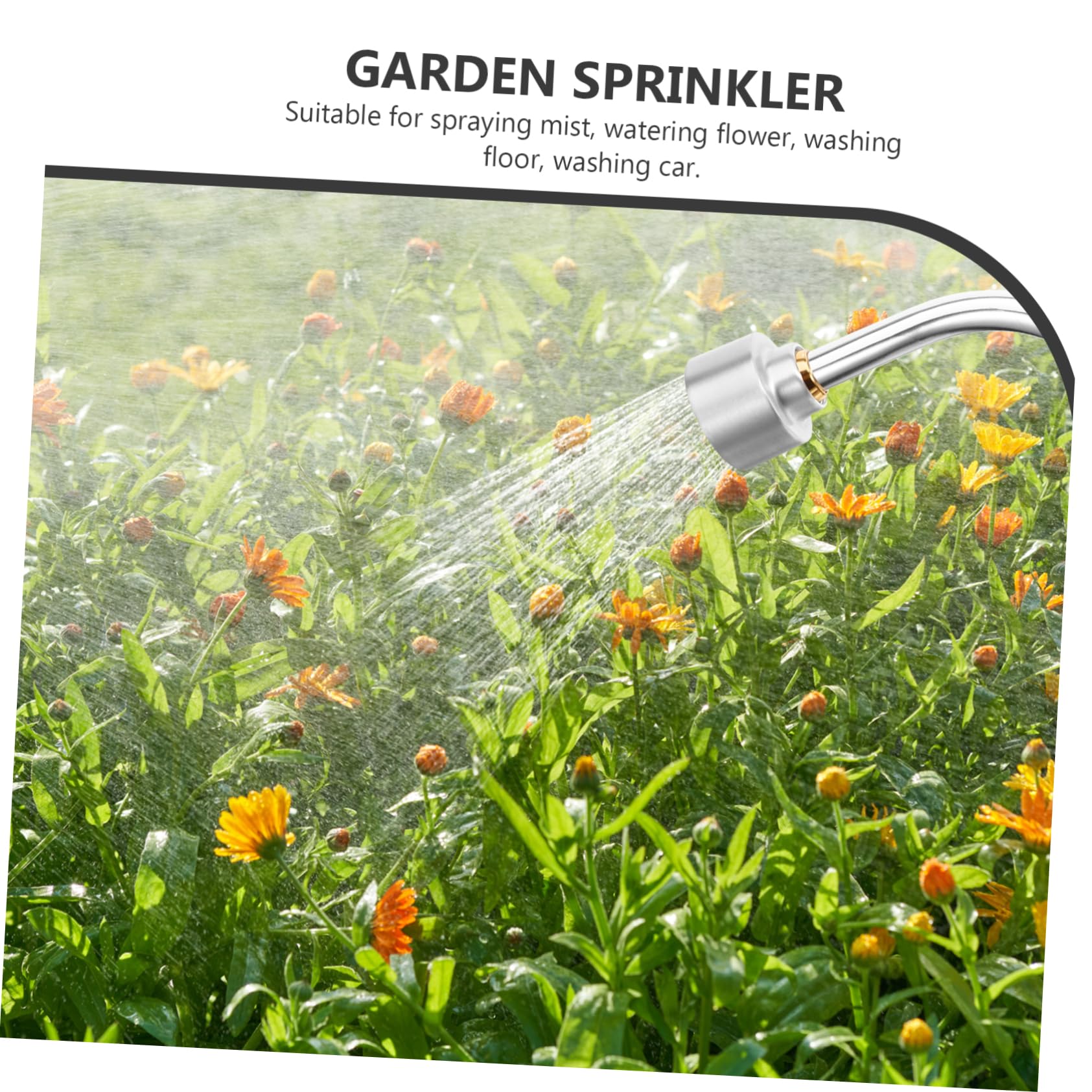 Gartenbewässerung Spritzpistole mit Löchern Langlebig Ergonomischer Griff Vielseitiger Gartensprüher für Blumen Auto und Bodenreinigung Einfache und