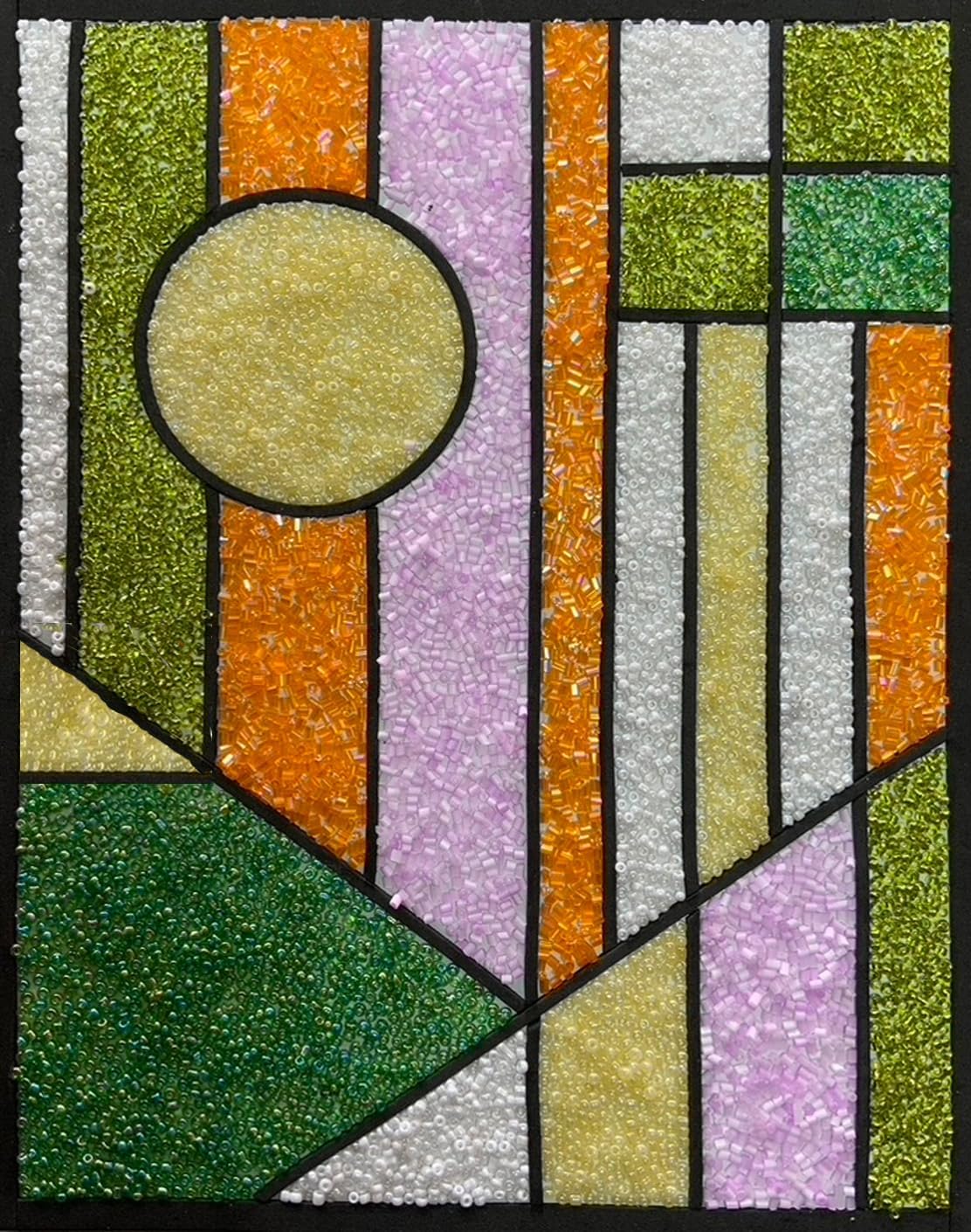Bead Mosaic Kit - Geometric© with 4 Season Options (Fall)