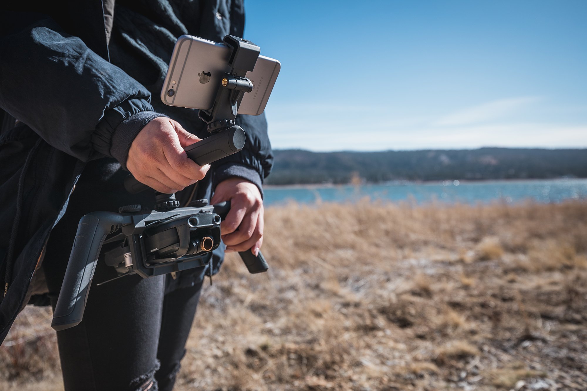 PolarPro AR-KTNA-PRO Stabilizzatore per Mavic Air, Nero