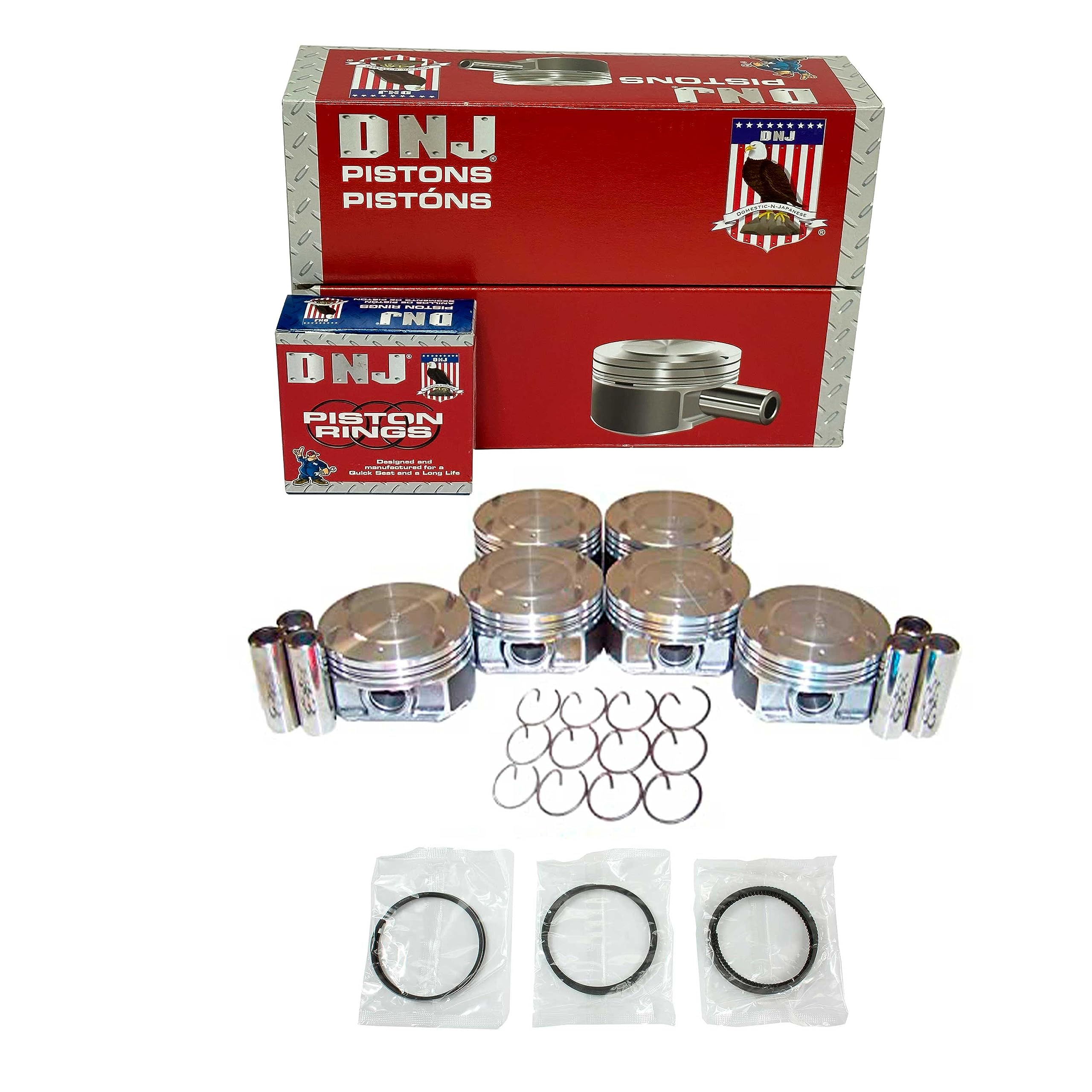 Amazon.com: DNJ PRK4190 Piston Ring Set Standard for 1996