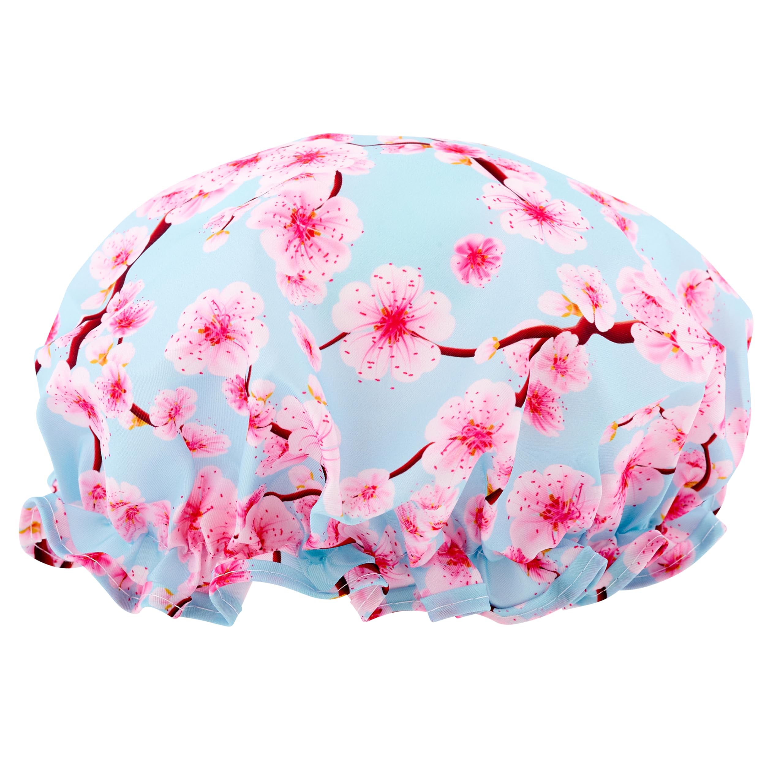 SMUG Shower Cap, Waterproof Shower Cap with Elastic Lining, Three Prints Available, Showers, Cooking, Spa Salon, Sleeping