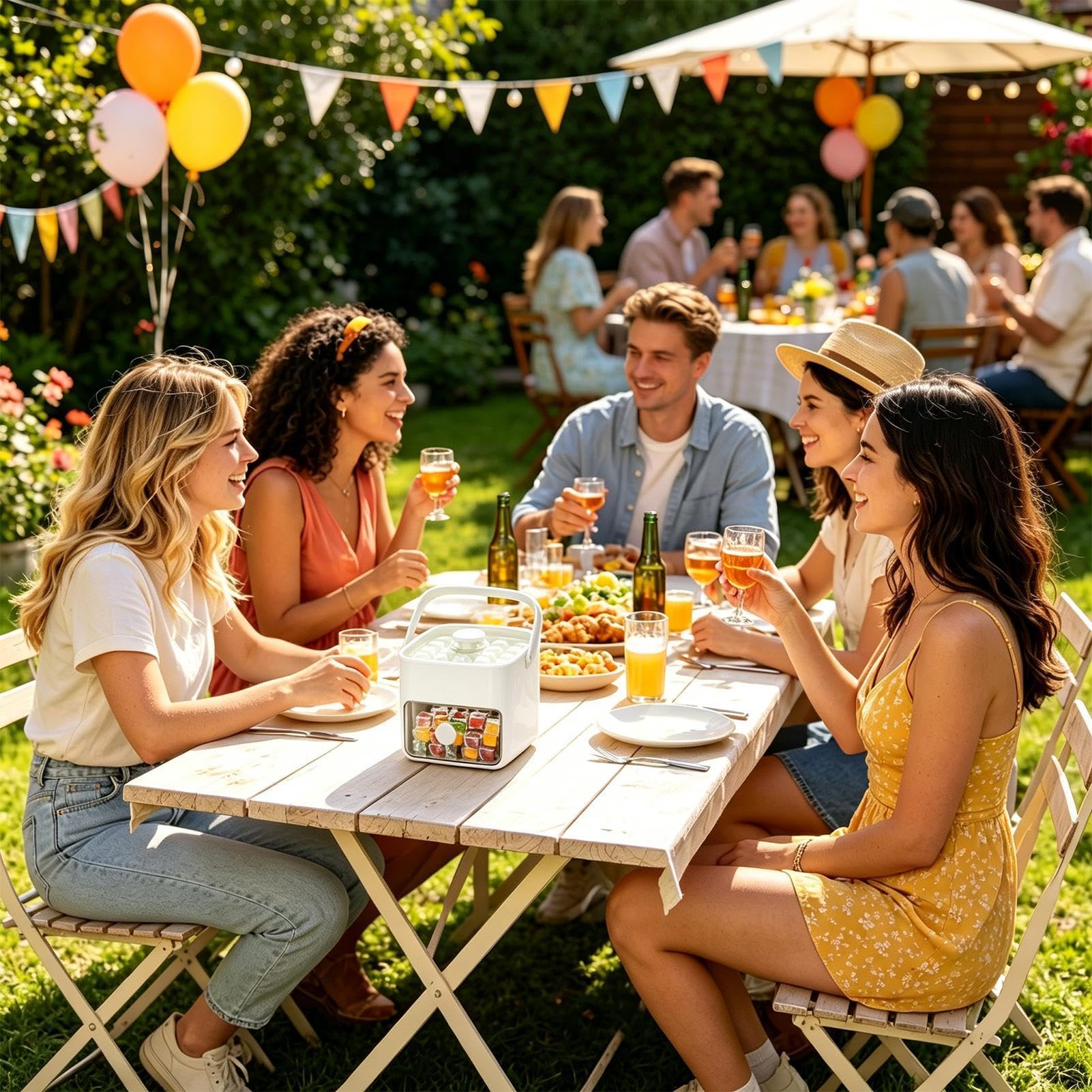 Bacs à glaçons pour congélateur avec bac de rangement Boîte Portable À