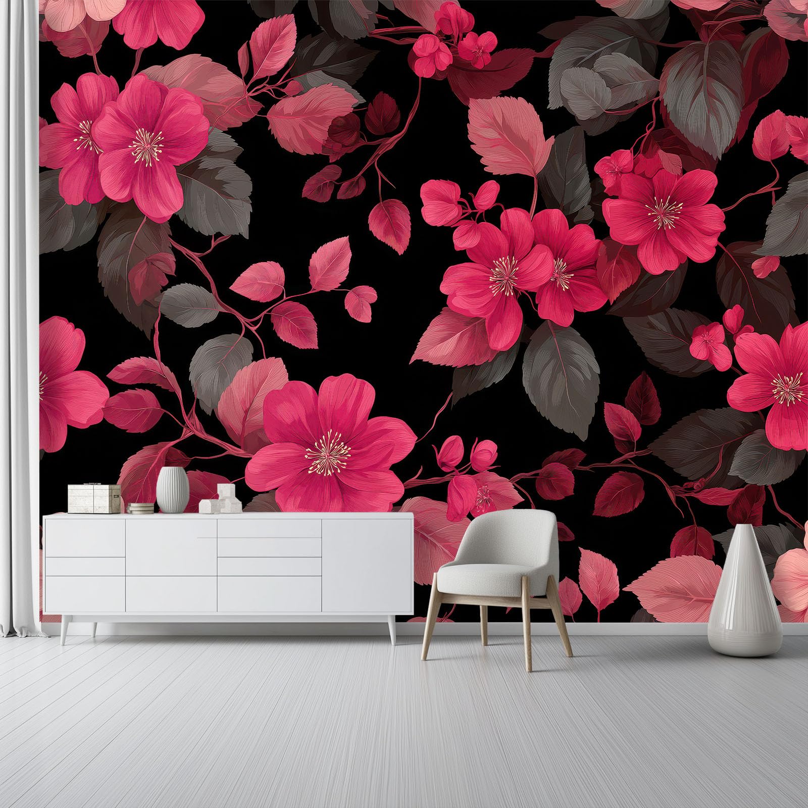 Natürlich Landhausstil Vlies Fototapete, 400 x 280 cm Tapeten Schlafzimmer