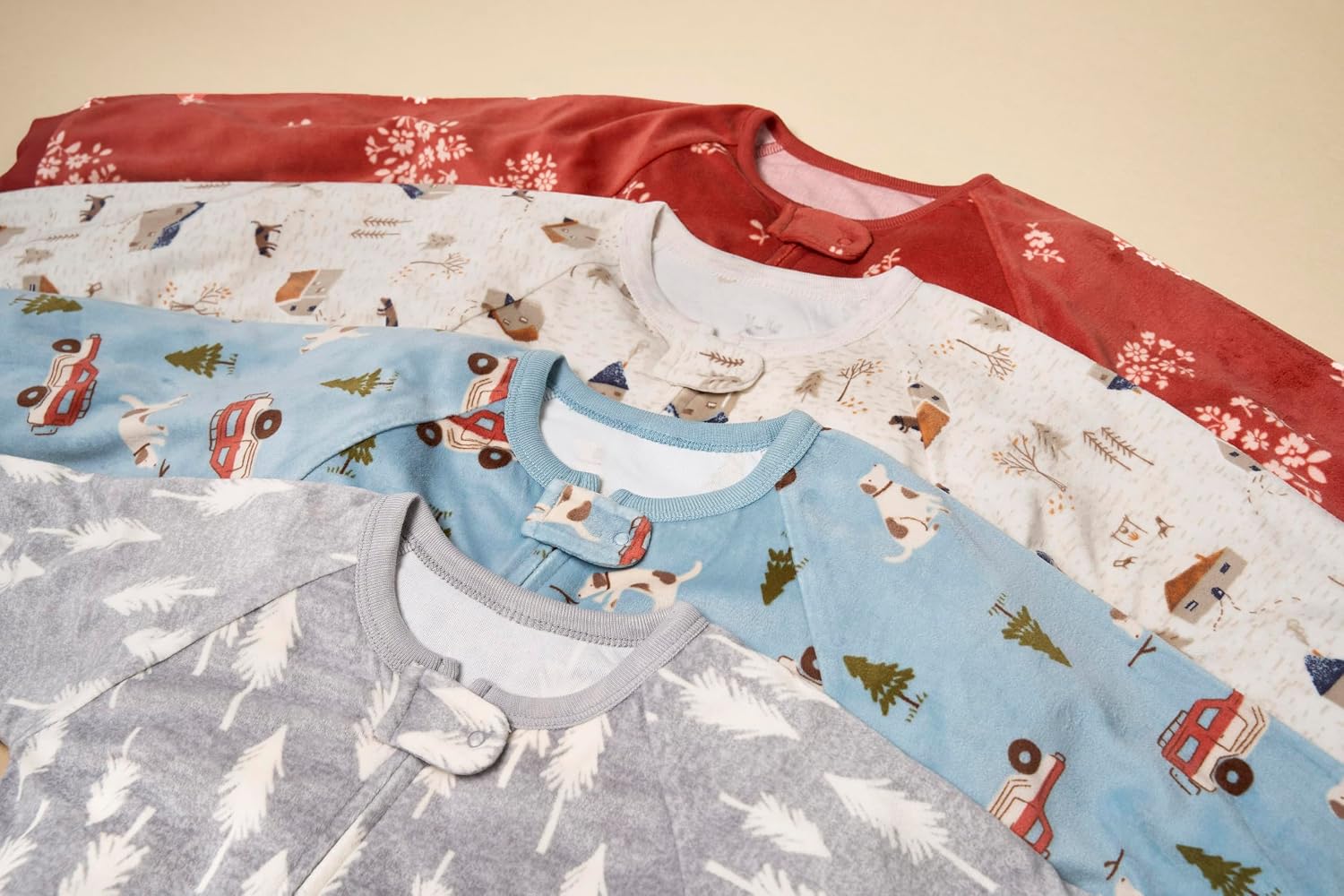 Modern Moments by Gerber Baby Boys & Girls Bunny Fleece Blanket Sleeper image 5