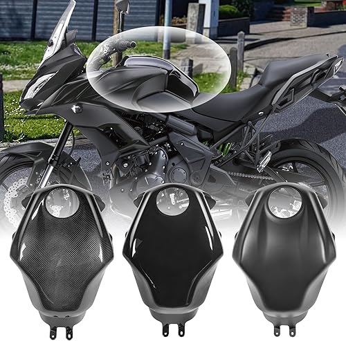 Cubierta de tanque de combustible para motocicleta, carenado, compatible con K.awasaki Versys 650 V.ersys650 2015 2016 2017 2018 2019 2020 2021