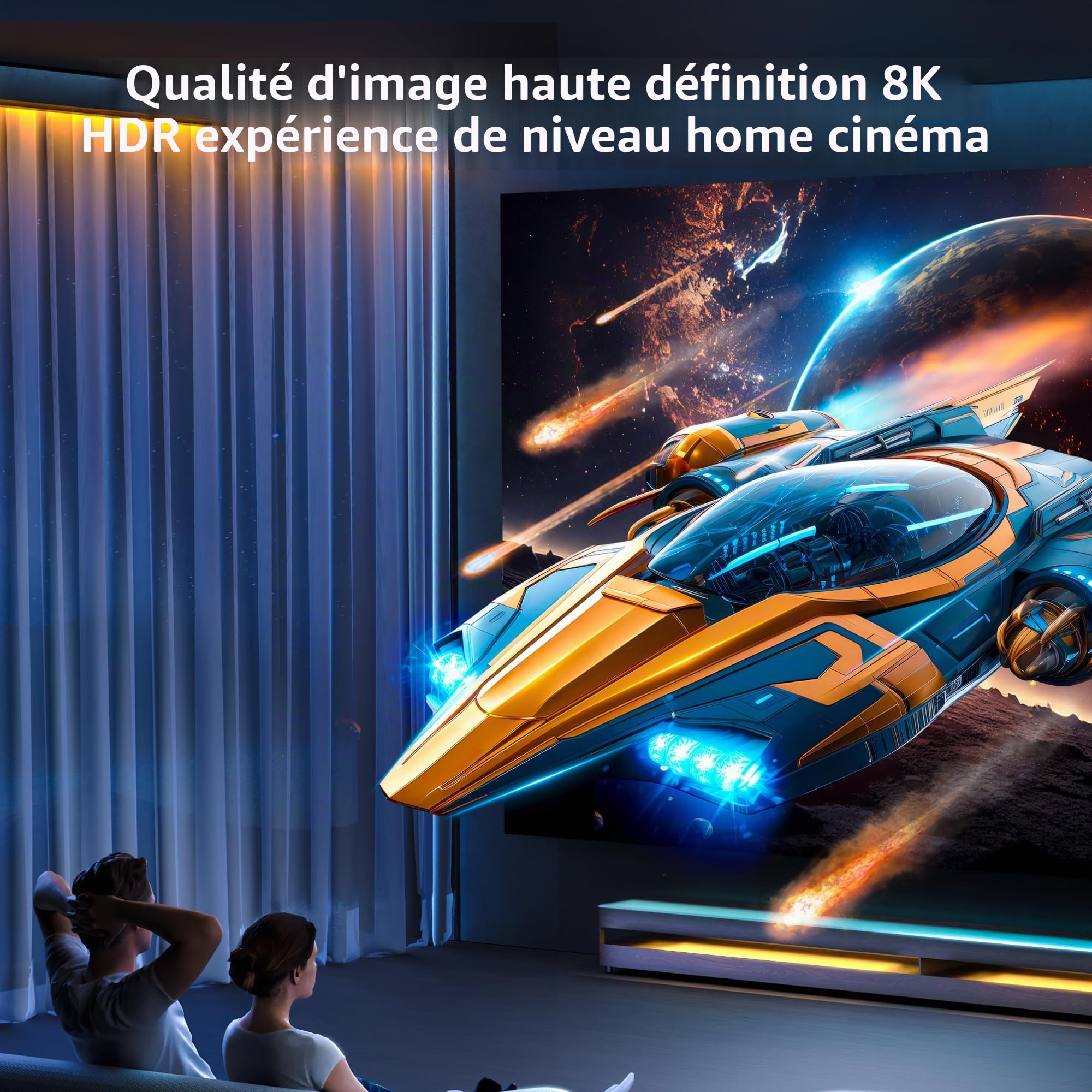 Adaptateur de câble fairikabe HDMI 2.1 vers DisplayPort 1.4 4K@144Hz (1,8 m), câble actif unidirectionnel HDMI source vers moniteur DisplayPort 4K120Hz/8K, convertisseur pour ordinateur, PC, PS5, Xbox