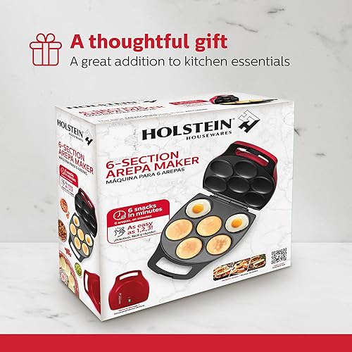 Vista 17 de Holstein Housewares HU-09005B arepa eléctrica., Negro