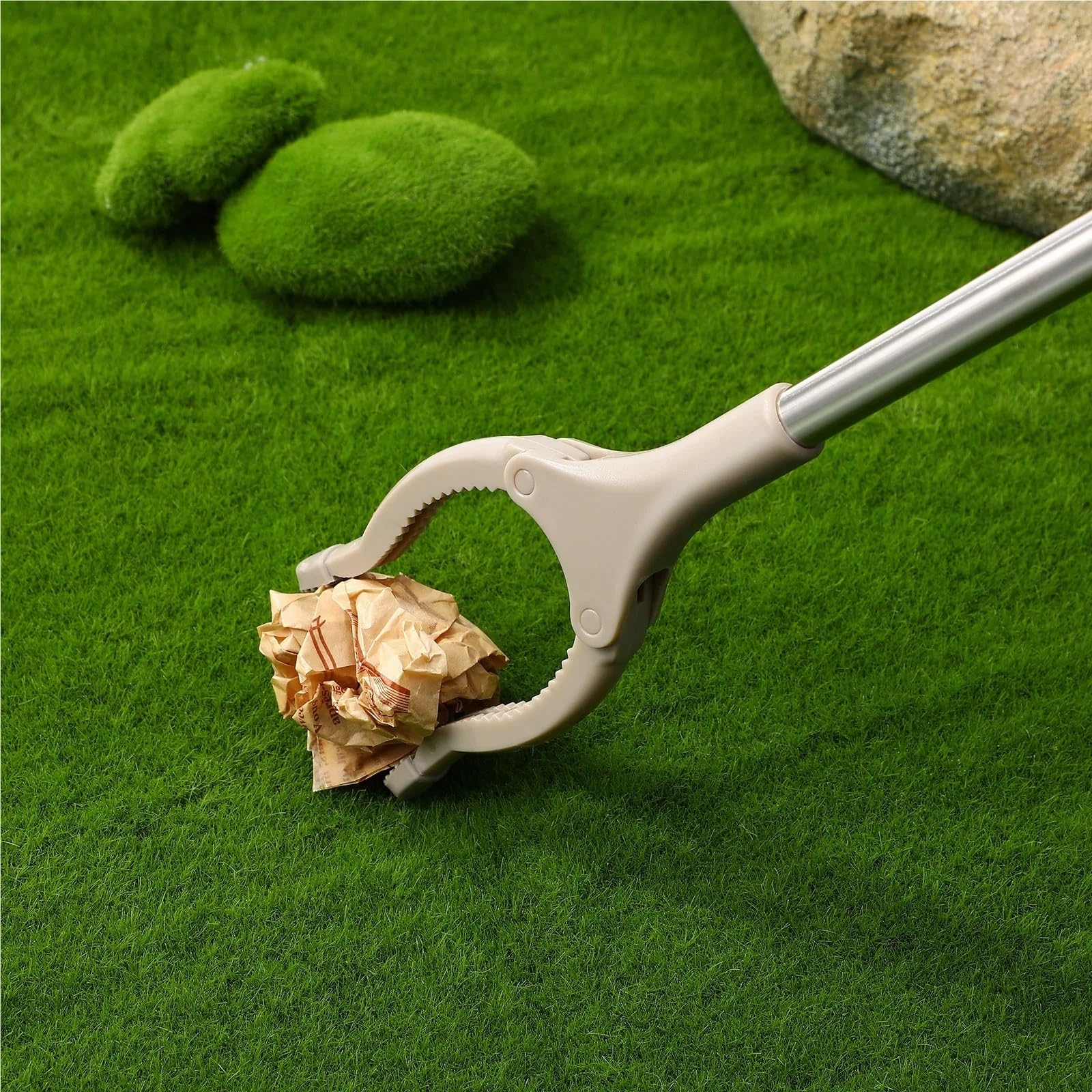 3 Pezzi Reacher Grabber Strumento Trash Claw con Manico Pick Up Stick Lettiera Picker Morsetto Facile da Tenere in Mano Accessorio for la Pulizia dei rifiuti per Raccogliere Rifiuti