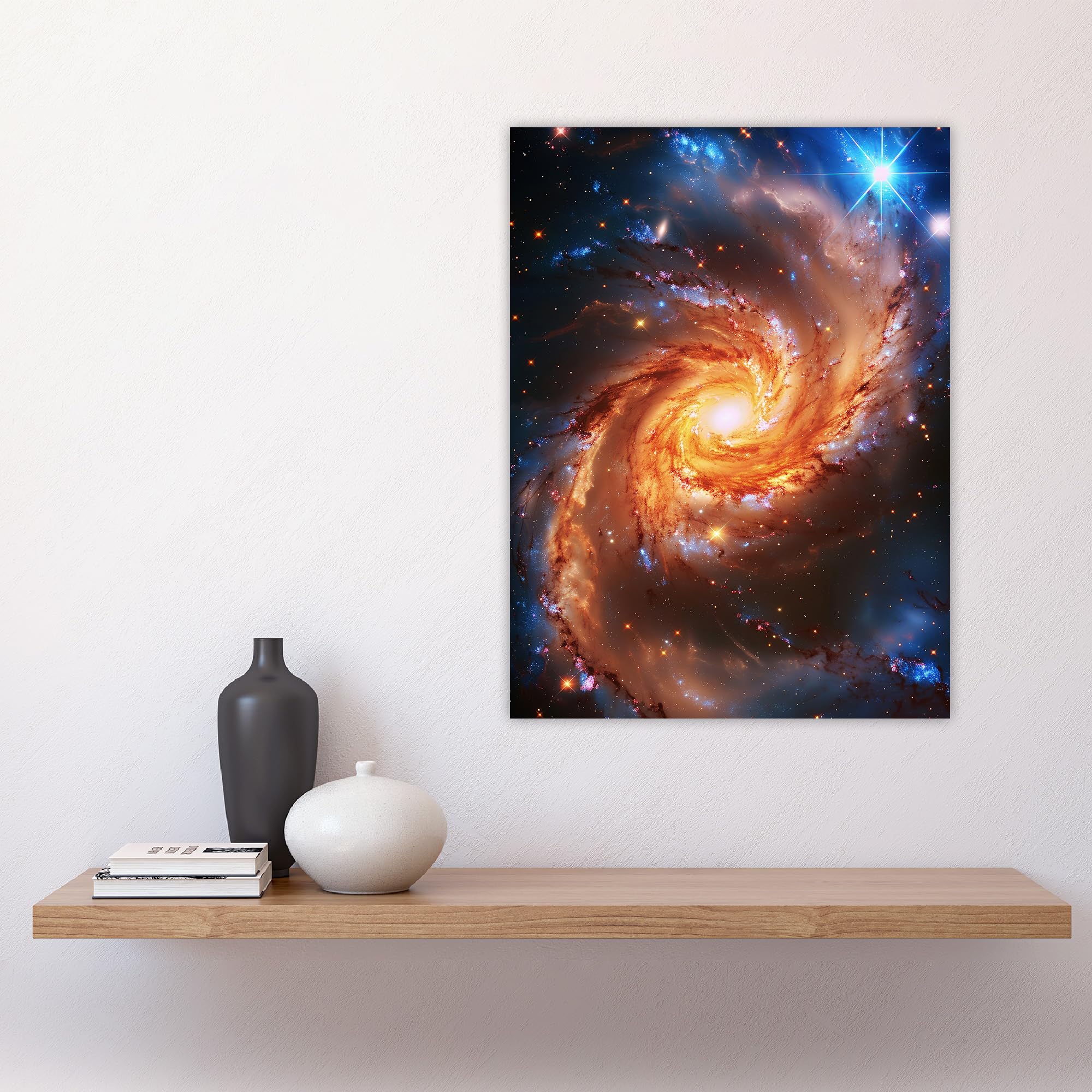 Artery8 Spiral Galaxy Dust Cloud Stars Space Universe For Living Room Large Wall Art Poster Print Thick Paper 18X24 Inch - Image 4