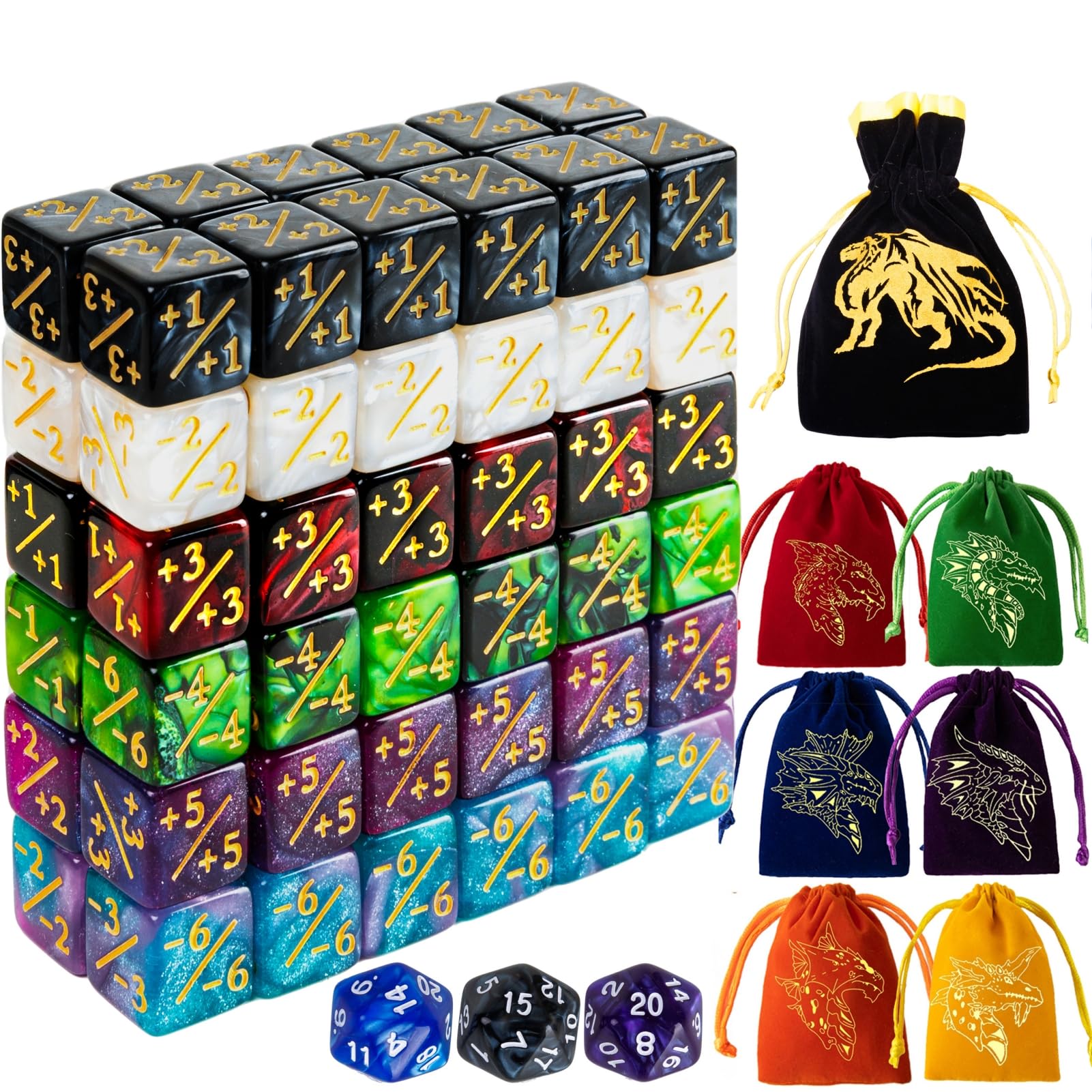 Amazon.com: 82 Pack Magic The Gathering Counter Dice Set 72 Pcs D6 MTG Dice  Life Counters Tokens for Magic Card Game Accessories with 3 Pcs Rolling Dice  7 Pcs Drawstring Bags : Toys & Games