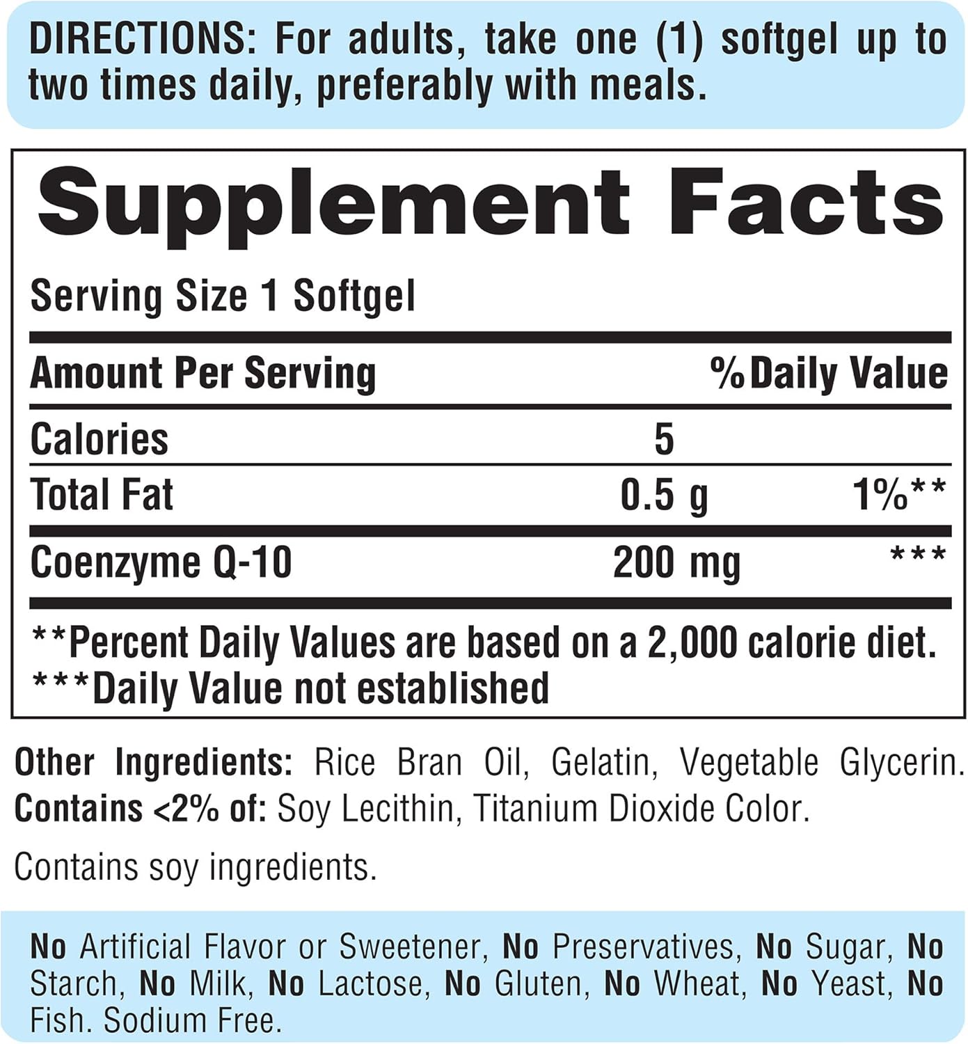 Q-Sorb CoQ10 200mg Supports Heart Health,120 Softgels by Puritan's Pride : Health & Household