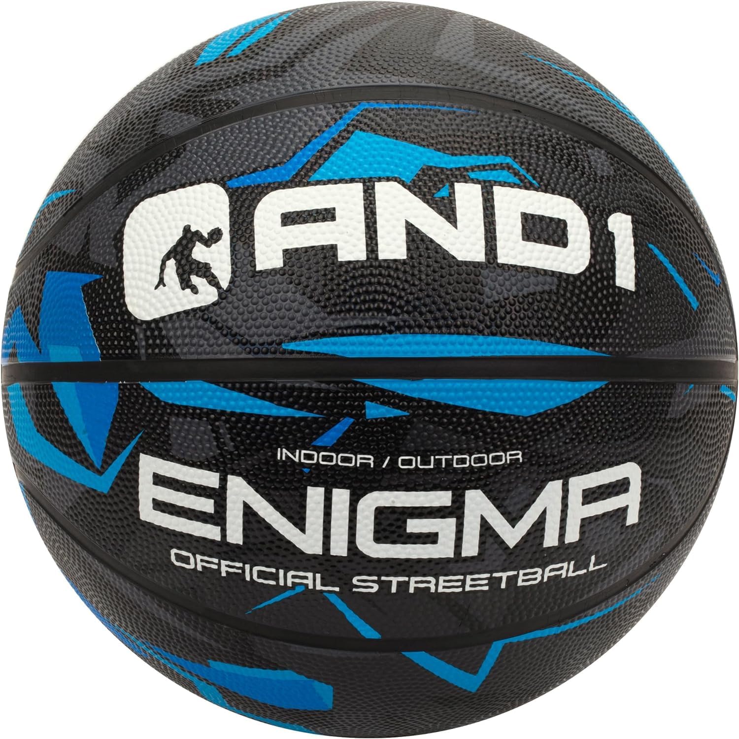 AND1 Enigma Balón de Baloncesto para Interior y Exterior, construcción de Canal Profundo y Durabilidad