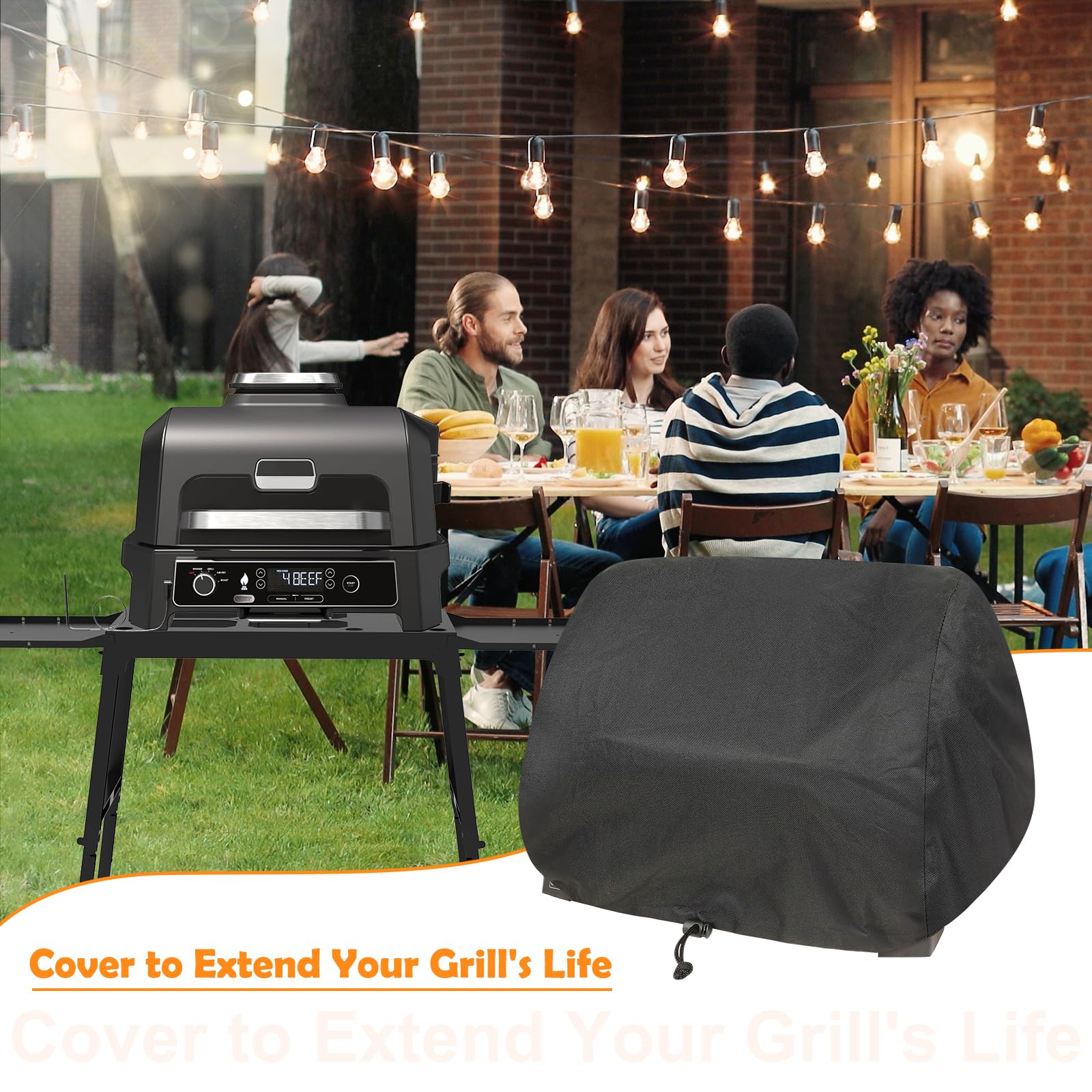 Ninja Woodfire XL Grillhoes, Niet Vervagende, Weerbestendige BBQ Hoes Met Trekkoord Officieel Accessoire Compatibel De Grill Og850 Og901 Zwart Xskogxlcvreu 2857843376 Ninja Woodfire XL Grillhoes, Niet Vervagende, Weerbestendige BBQ Hoes Met Trekkoord Officieel Accessoire Compatibel De Grill Og850 Og901 Zwart Xskogxlcvreu 2857843376