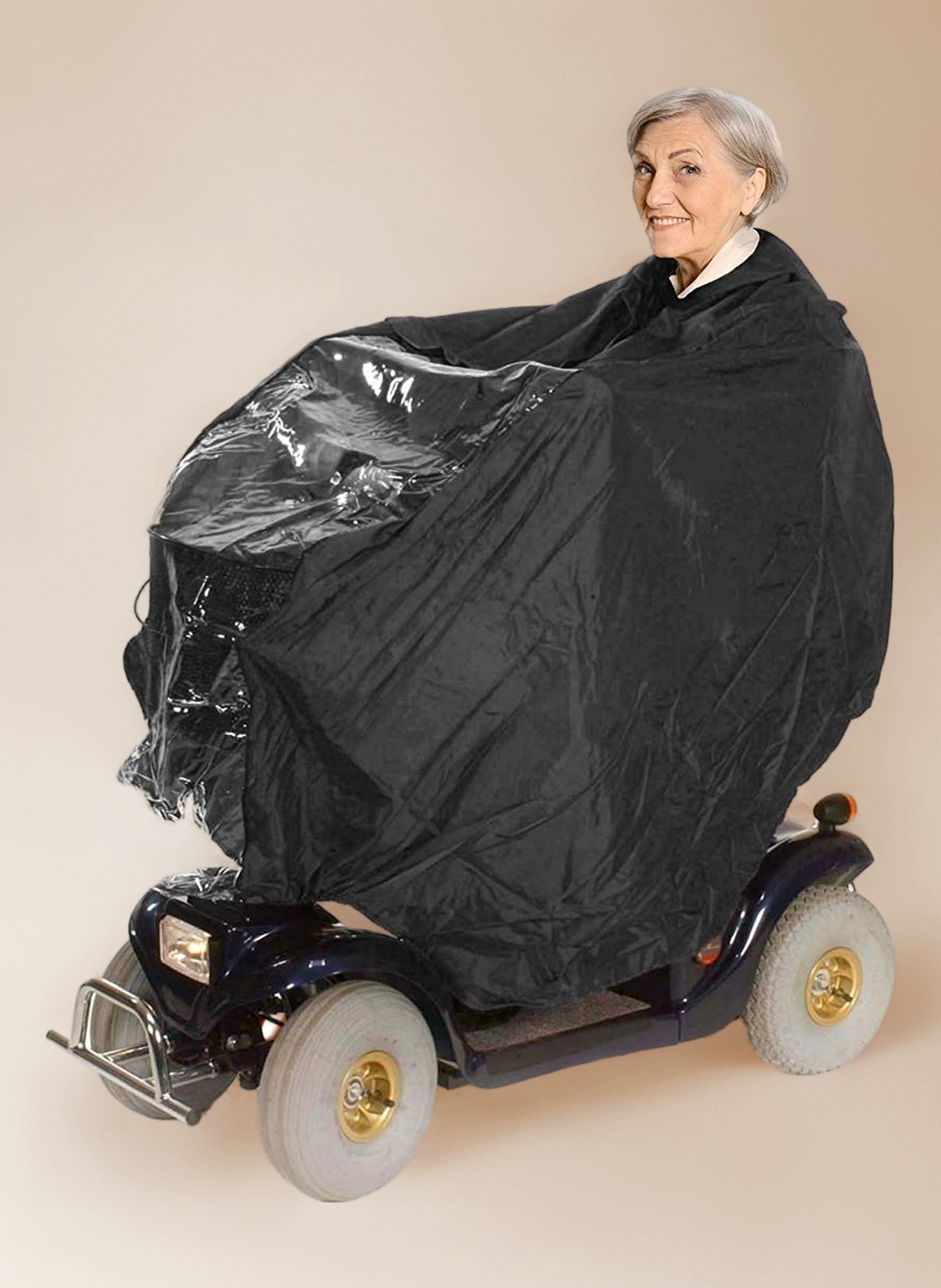 Bramble - Universal Wind & Waterproof Full Body Wheelchair Hooded Poncho Cover