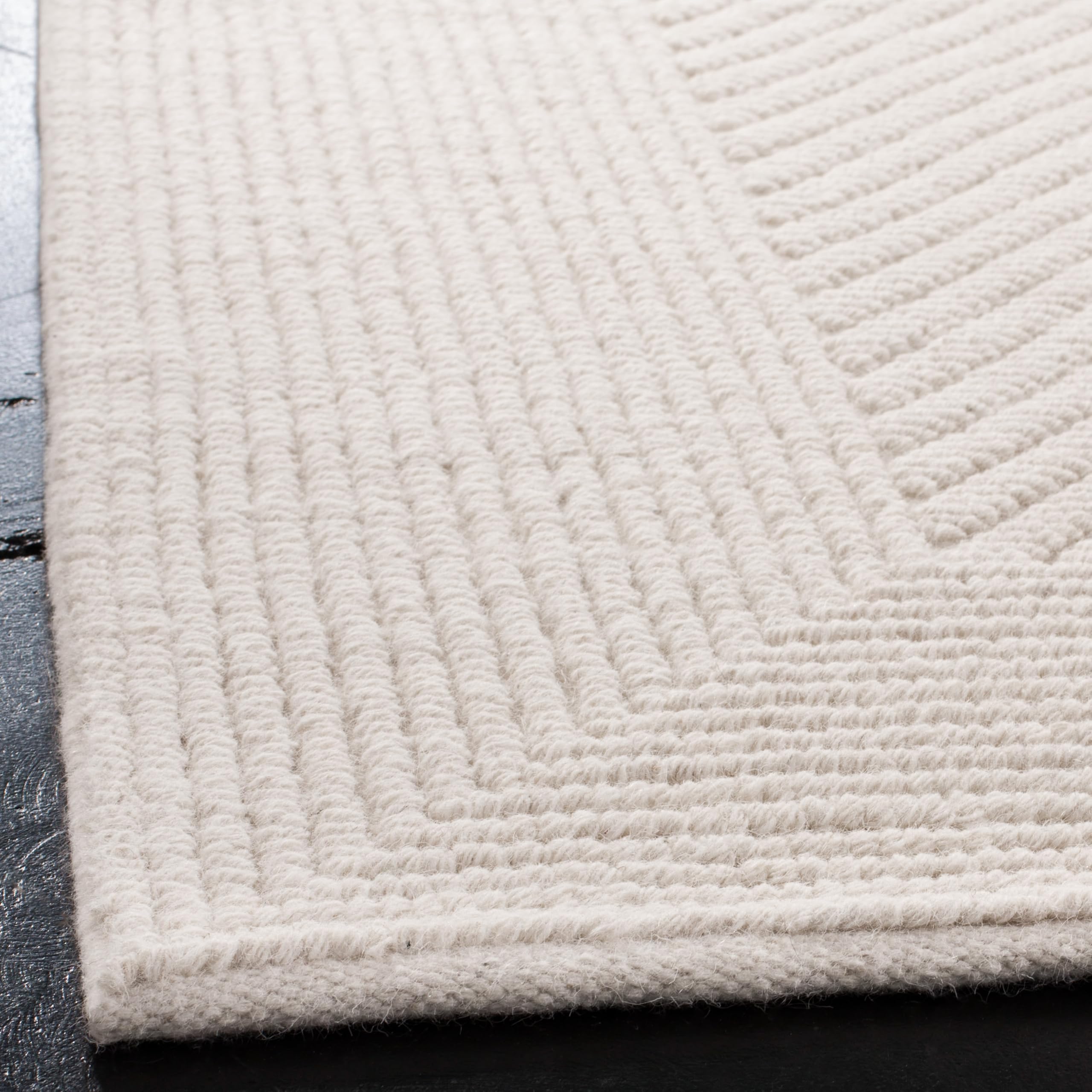 SAFAVIEH Tapis en Fibres Naturelles Salon, Salle à Manger, Chambre à Coucher - Natural Fiber Collection, Tapis à Poil Court, Ivoire, 65 x 305 cm