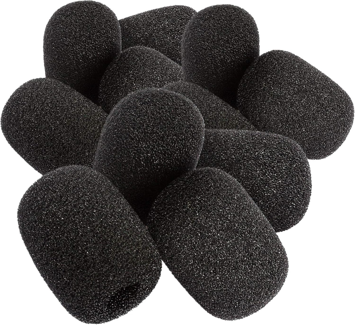 10 Pcs Parrott B350 Foam Replacement for BlueParrott B450 B550 C400 S450 B250 B350 Headset Windscreen Mic Cover Windscreens and Pop Filters,Accessories(Black)