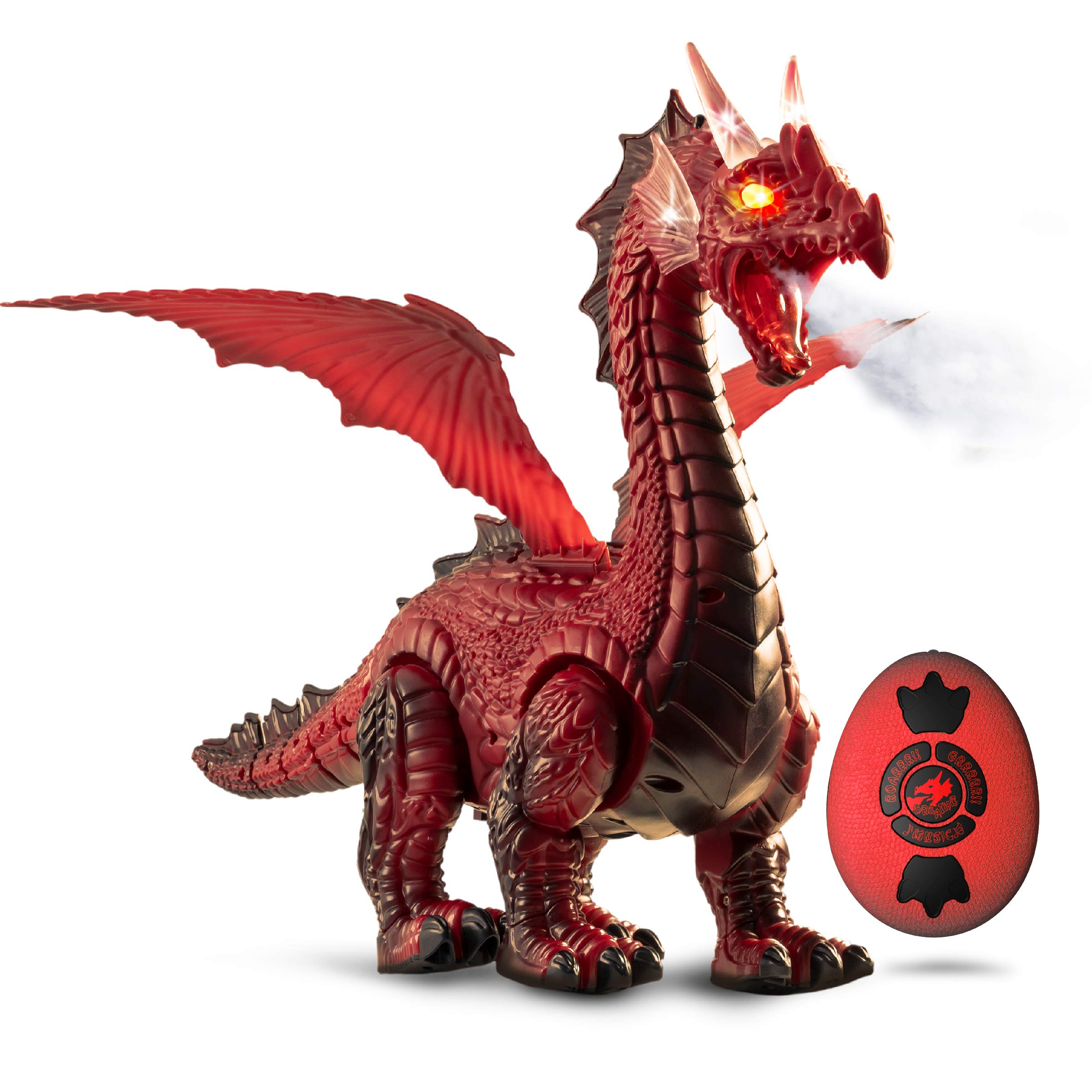 Buy Discovery Kids RC Dragon Smoke Breathing Pet Toy, Infrared Remote