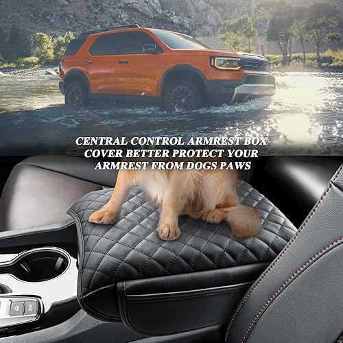 Vista 78 de BIBIBO Funda para reposabrazos de consola central Subaru Crosstrek 2024, cojín para reposabrazos 2023 2024 Subaru Crosstrek /2024 Subaru Impreza