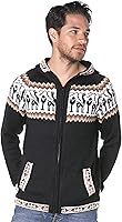 Vista 1 de Gamboa Alpaca Cardigan Sweaters for Men Hoodie Mens Jacket Light and Softness Wool Knitted Fall Winter Hooded Sweater