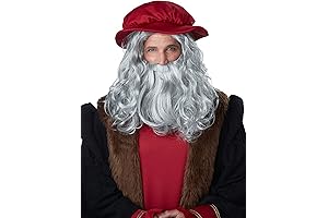 Leonardo Da Vinci Costume For Kids with Wig by C and S