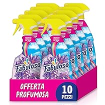 Fabuloso Detersivo Spray Sgrassatore Lavanda 600ml | Detergente Multiuso | 100% Superpotente Multisuperficie | 24 Ore di Profumo | Formula Biodegradabile al 97% | 99% Ingredienti di Origine Naturale*