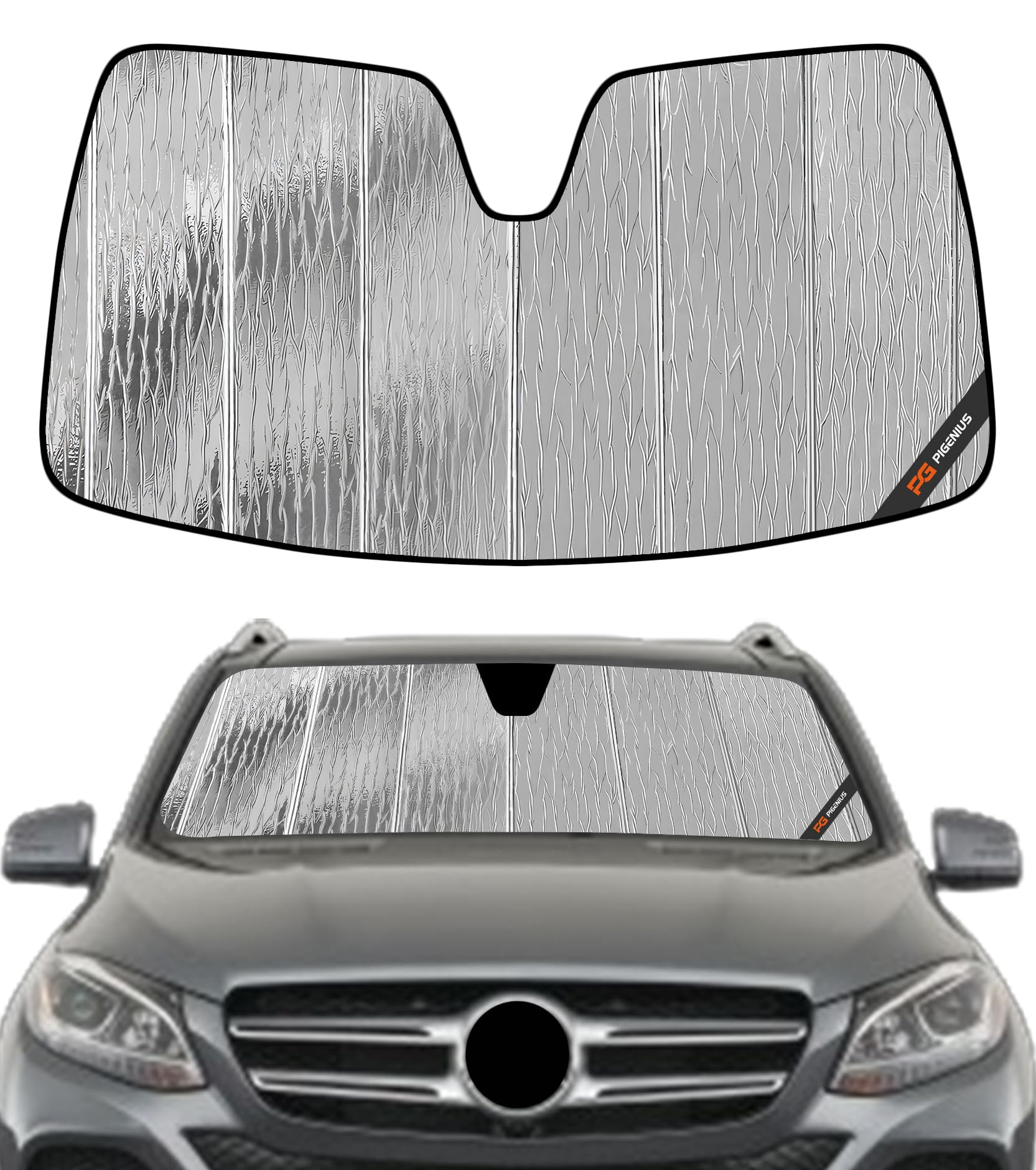 Amazon.com: Pigenius Windshield Sunshade for Mercedes-Benz GLE SUV