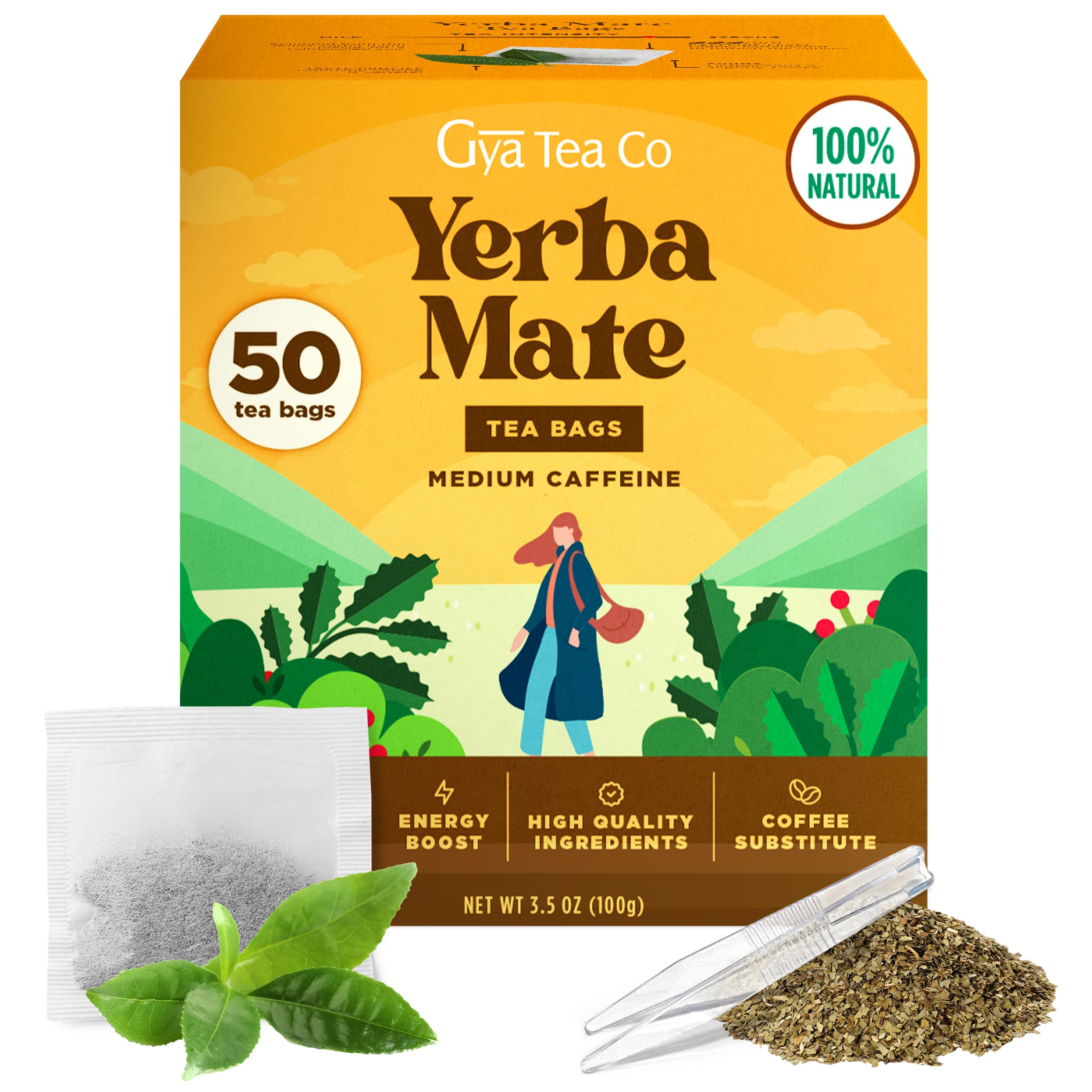 Spearmint Tea Gya Tea Co Spearmint Herbal Tea Bags (50 Bags) - Caffeine ...