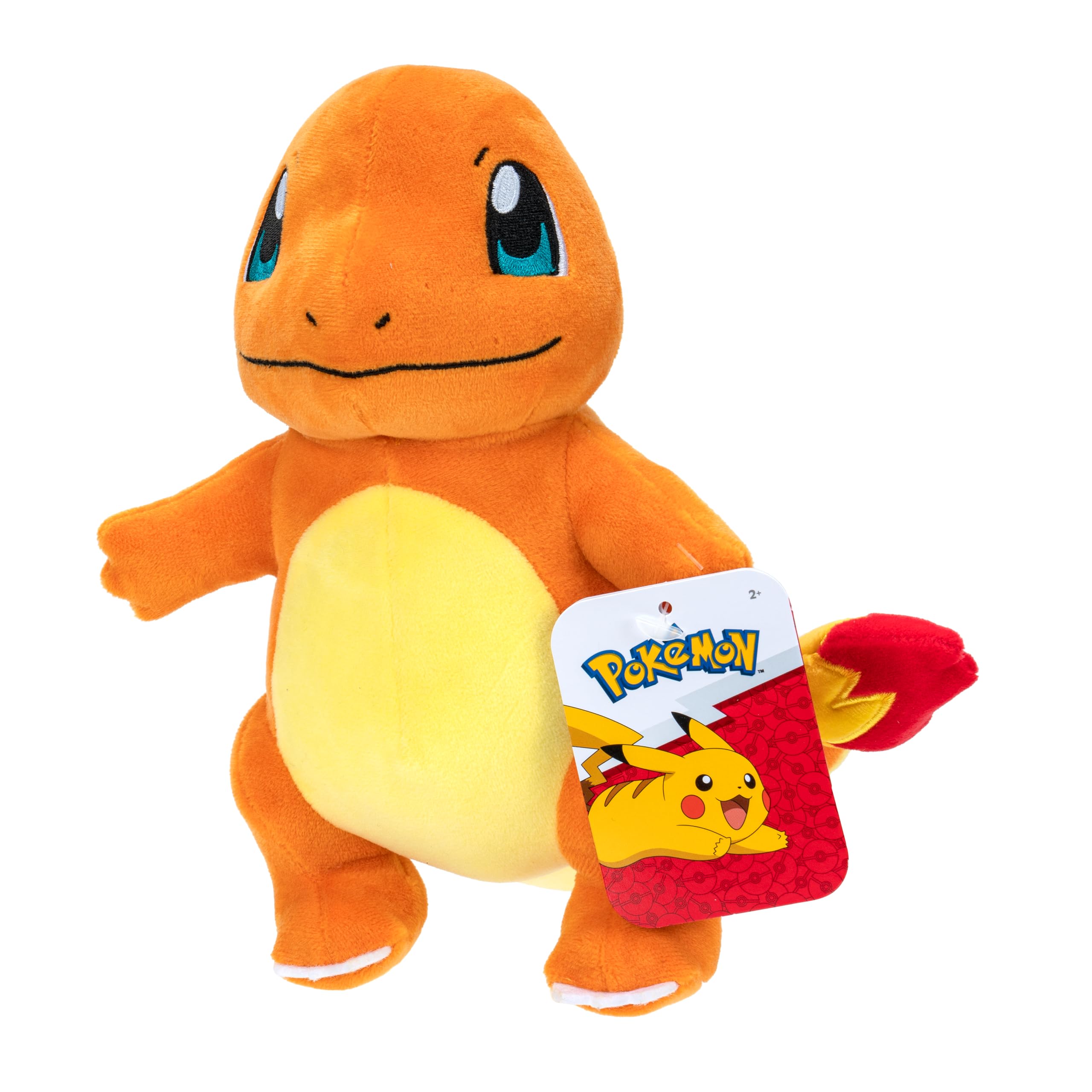 Pokémon Peluche Salamèche Peluche Douce de 20 cm avec des détails Authentiques