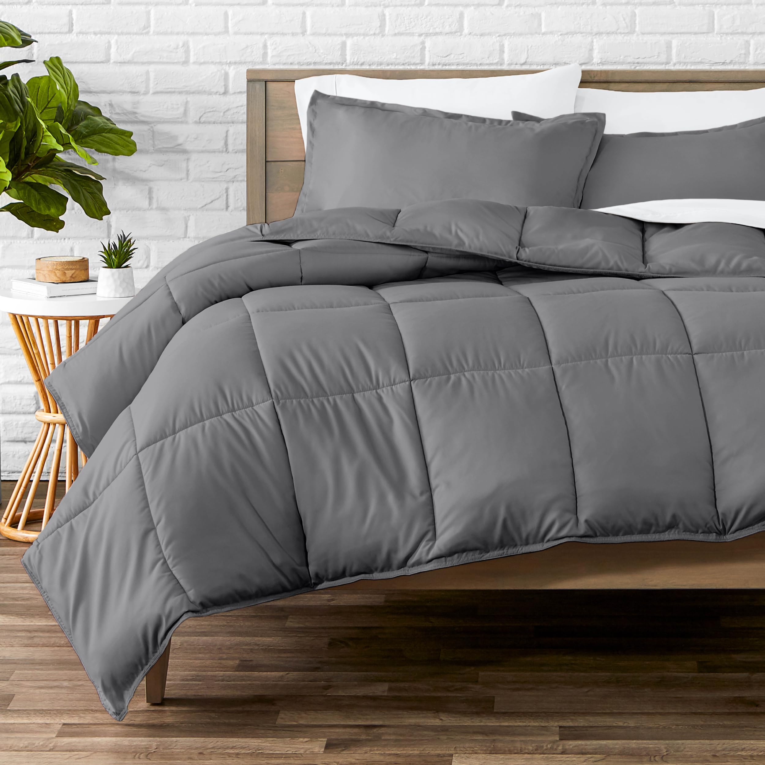 Sponsored Ad - Bare Home Comforter Set - King/California King Size - Ultra-Soft - Goose Down Alternative - Premium 1800 Series - All Season Warmth (King/Cal King, Grey)