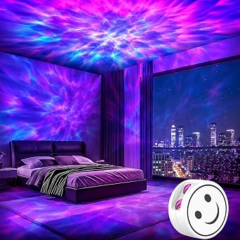 Galaxy Projector Night Light Lamp for Kids Bedroom