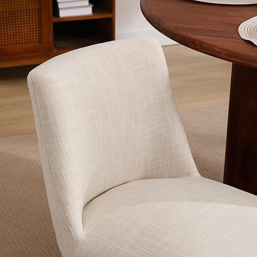 Miniatura 4 de Wahson Juego de 2 sillas de comedor tapizadas de terciopelo, silla clásica de tela moderna para comedor, con marco de metal dorado, gris