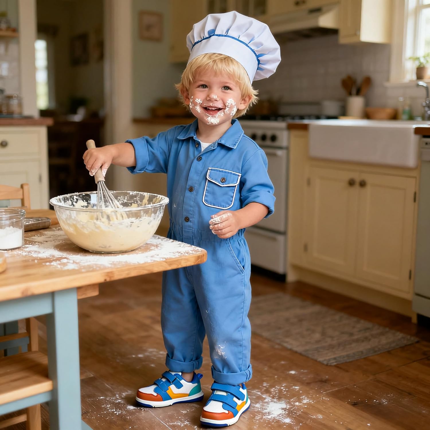 SKYWHEEL Toddler Boys Girls Tennis Shoes Kids Slip On Barefoot Shoes Wide Casual Walking Running Sneakers for Little Kids - Image 2