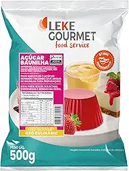 Leke Gourmet – Açúcar de Baunilha 500g | Aroma Suave e Sabor Marcante | Ideal para Bolos, Doces e Sobremesas Artesanais