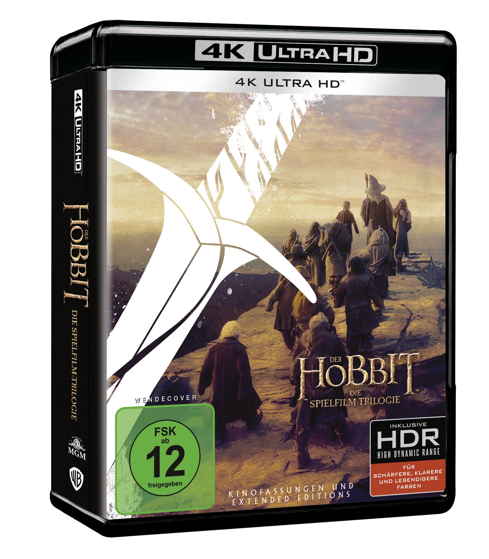 Der Hobbit: Die Spielfilm Trilogie - Extended Edition [4K Ultra-HD] [Blu-ray]