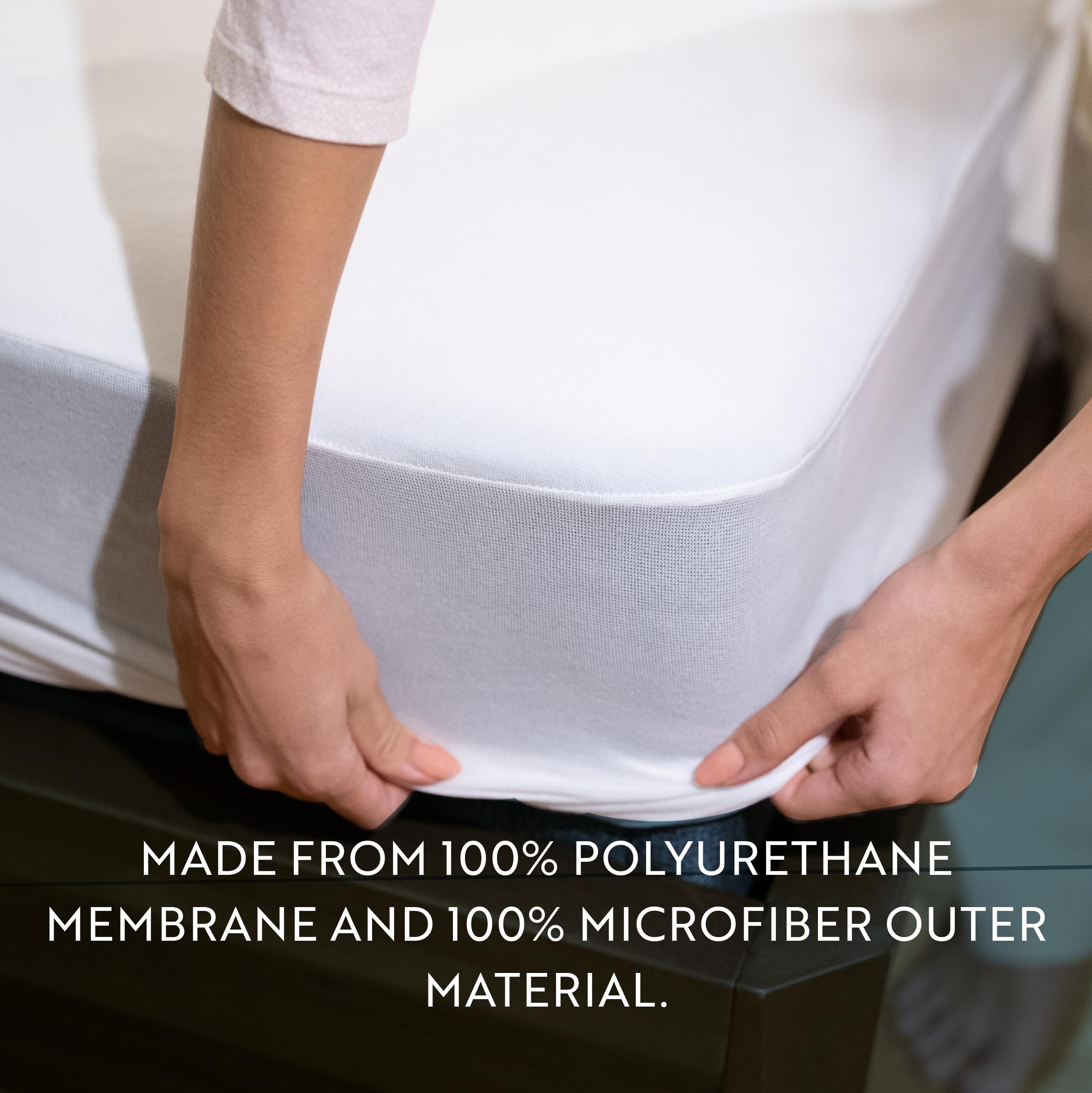 Home Sense Waterproof Mattress Protector for Single Bed, Absorbent Mattress Protector, Breathable Mattress Cover Sheet - Image 2