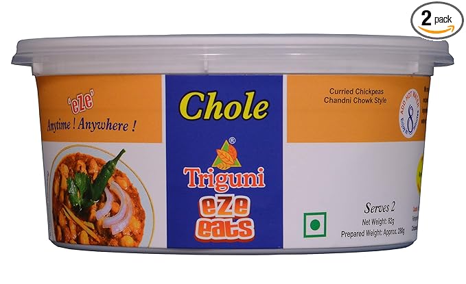 Triguni Eze Eats Chole (Big Serve Pack) (Pack of 2)