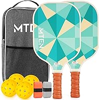 Vista 10 de Pickleball Paddles, USAPA Approved Fiberglass Surface Pickleball Set with Pickleball Rackets, Pickleball Paddles Set for Men Women